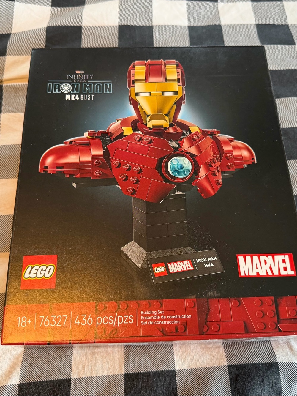 Lego 76327 Marvel Infinity Saga Iron Man MK4 Bust